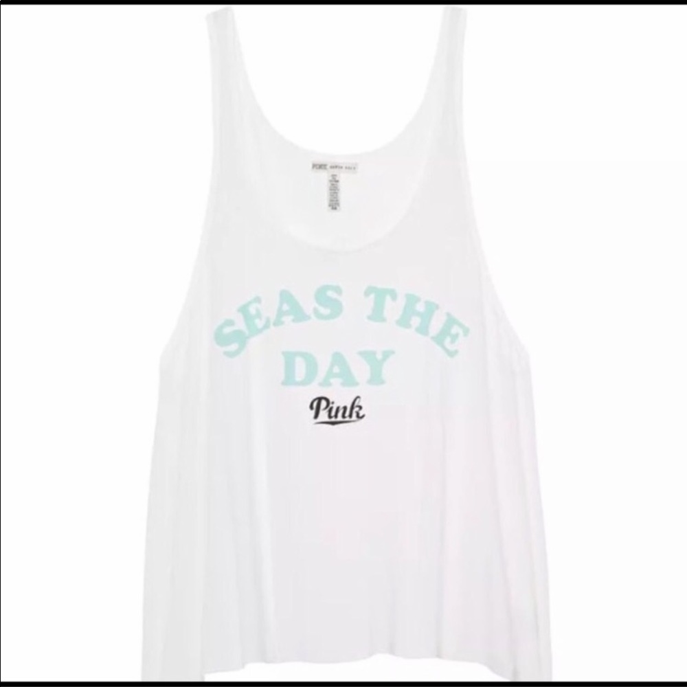 🔥SALE🔥VS PINK Seas The Day Super Soft Tank Top